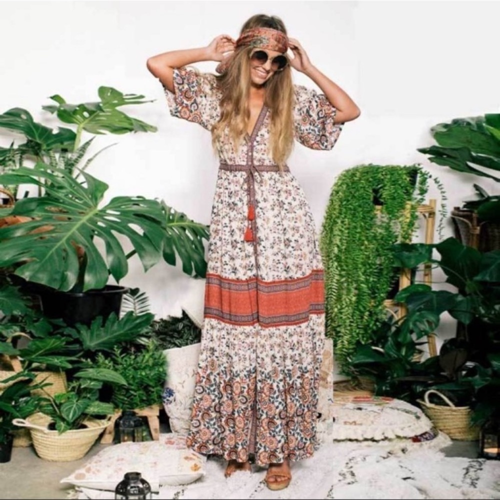 Spell & The Gypsy Elle Gown in Rosewood - Picture 5 of 15